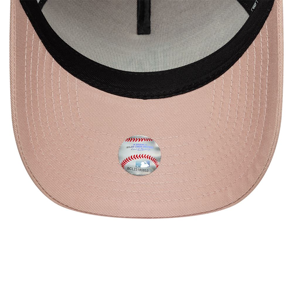 LA Dodgers MLB Outline Pastel Pink 9FORTY E-Frame Trucker Adjustable Cap