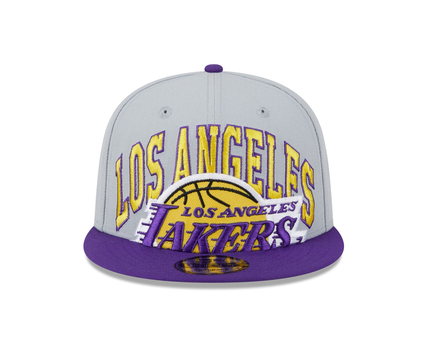 New Era Mens NBA Authentics 9Fifty Cap ~ LA Lakers Tip-Off grey