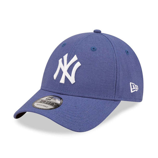 New Era Mens 9Forty Linen Cap ~ New York Yankees Blue