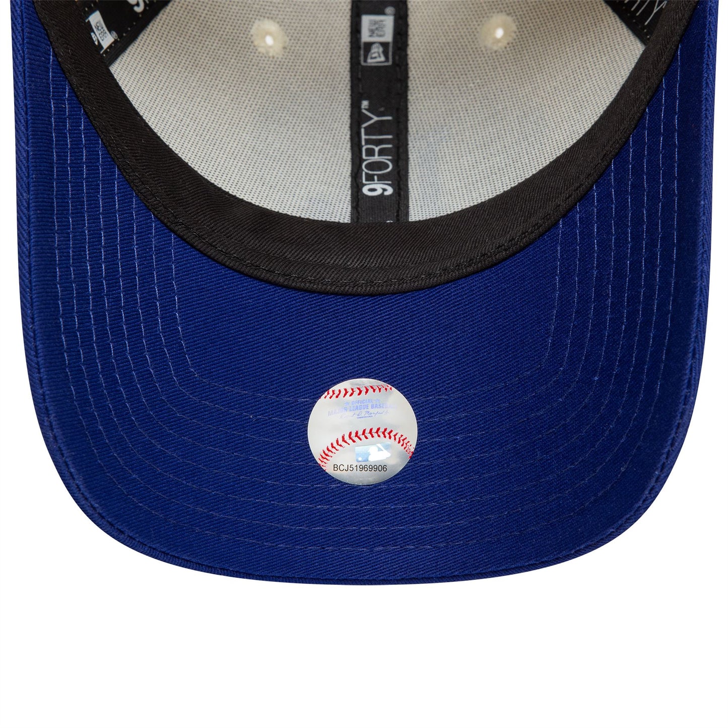 LA Dodgers Colour Block Cream 9FORTY Adjustable New Era Cap