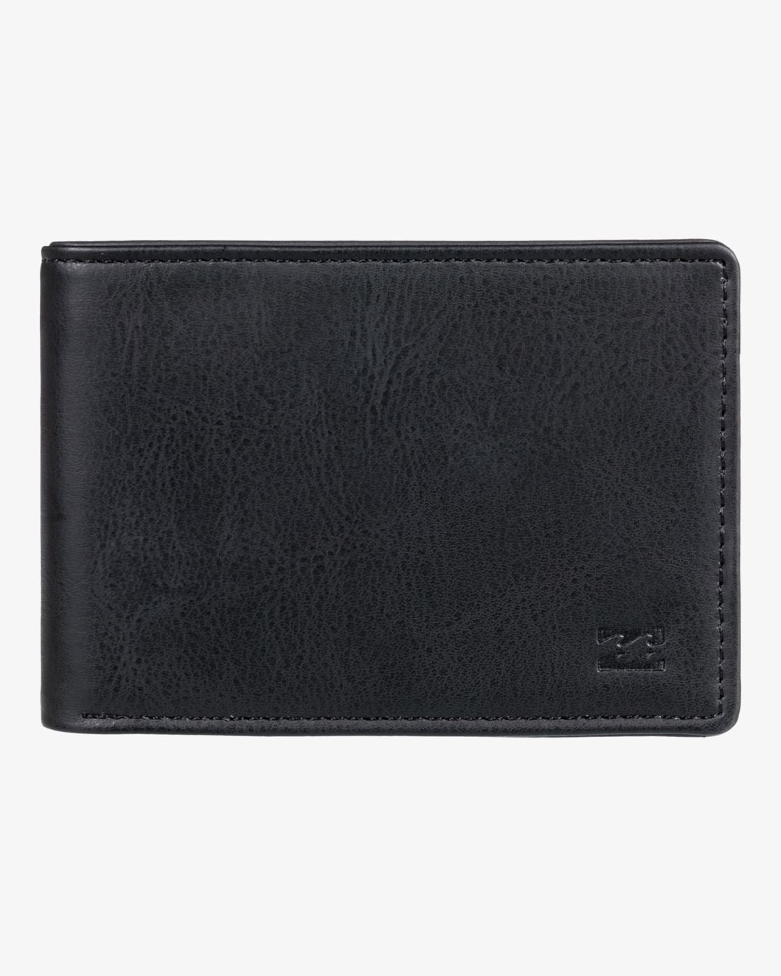 Billabong  Faux-Leather Black Fold Wallet