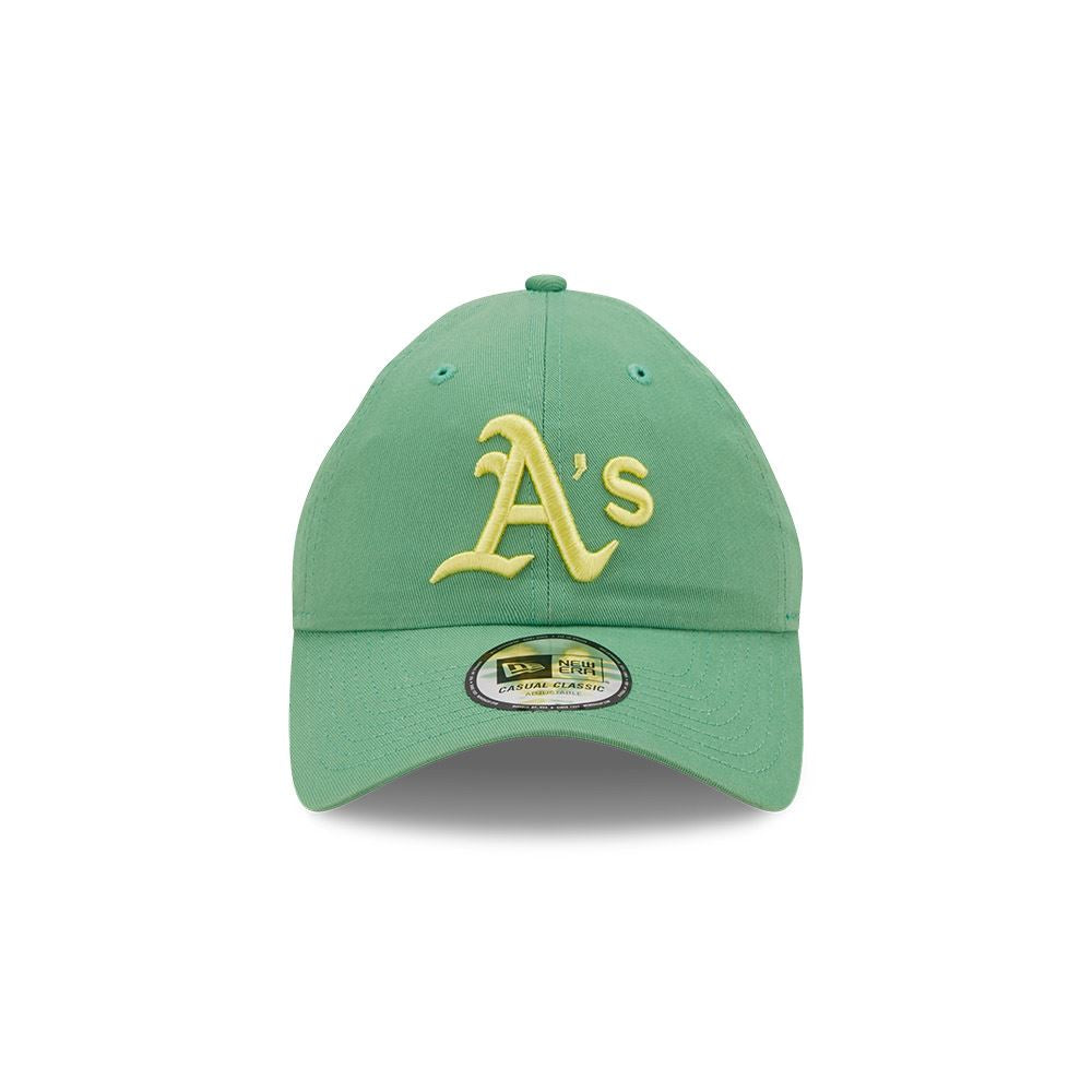 New Era Men's Adjustable Essential 9Twenty Cap ~ Oakland Athletics green