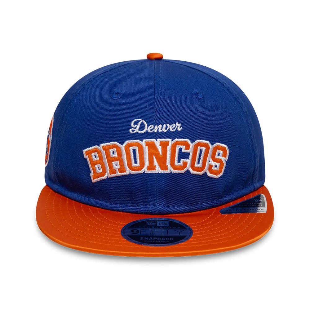 Denver Broncos NFL Historic Retro Crown 9Fifty Adjustable New Era Cap