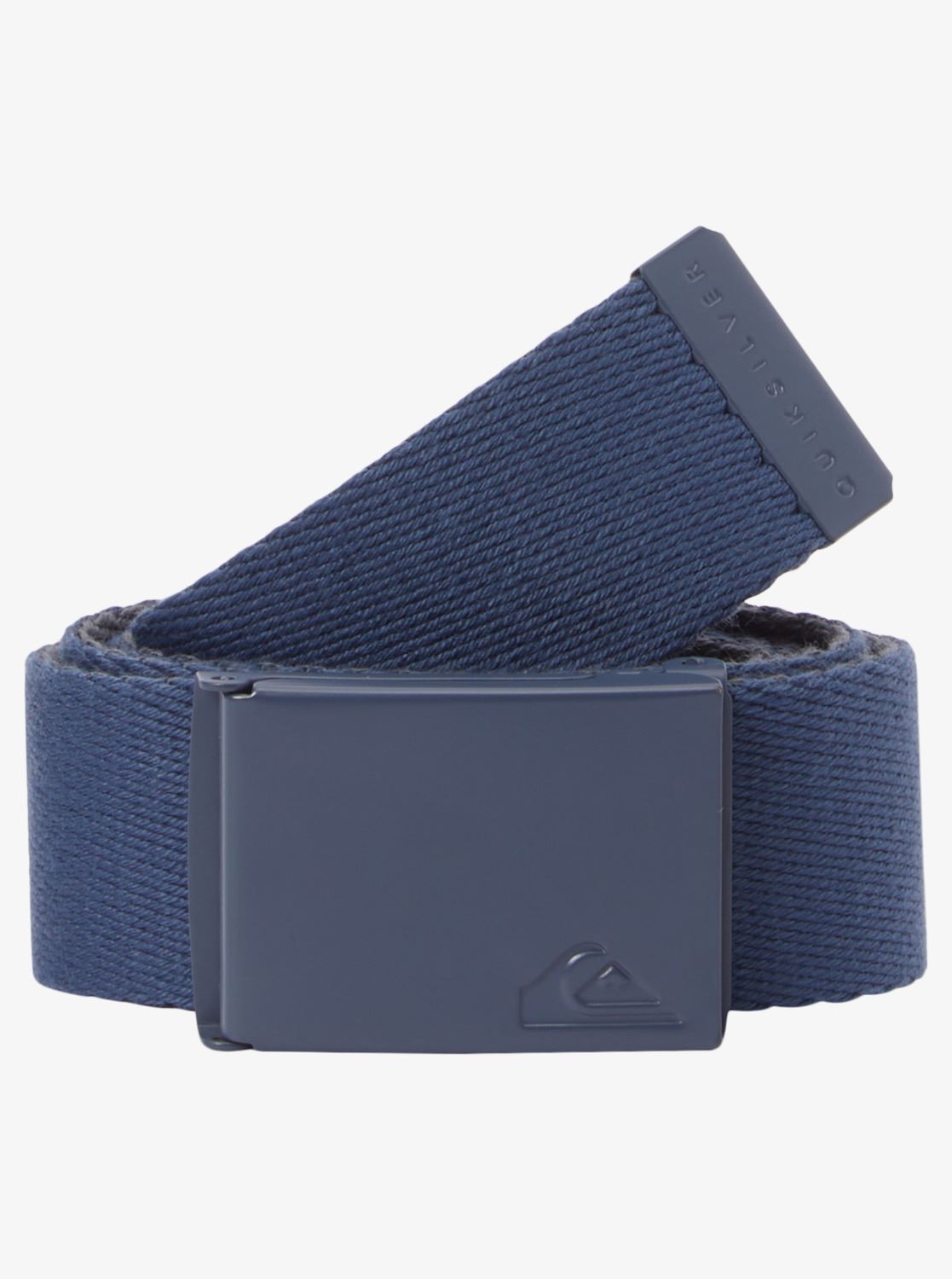 Quiksilver Men's Reversible Web Belt With Bottle Opener ~ The Jam5 blue/grey