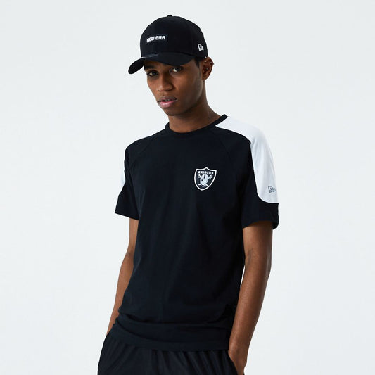 Las Vegas Raiders tshirt short sleeve mens cotton crew neck black New Era