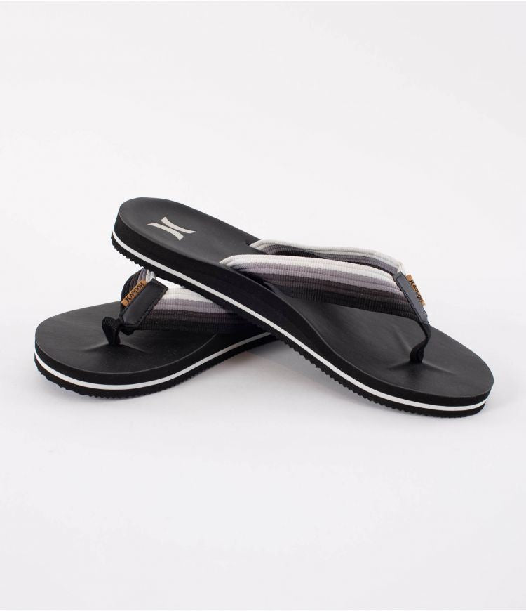 Hurley Shorebreak Mens Black Open Toe Flip Flop Sandal