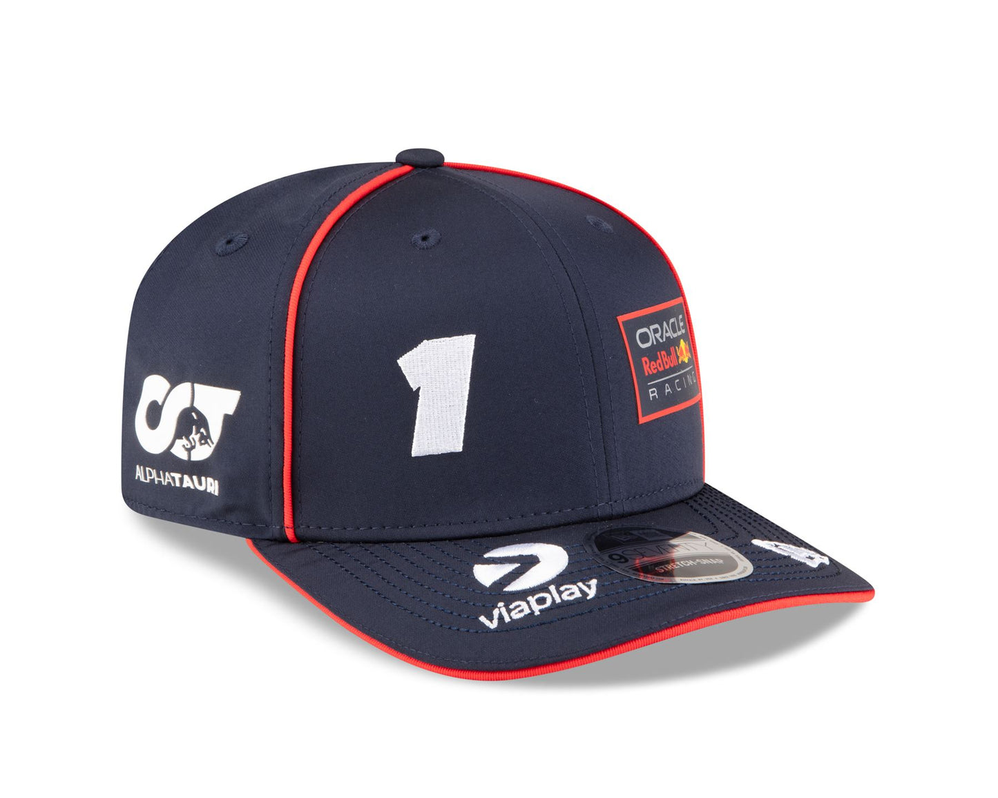 Max Verstappen Red Bull Racing Replica Dark Blue 9SEVENTY Stretch Snap Adjustable Cap