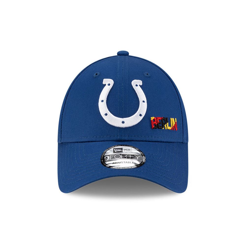 Indianapolis Colts NFL Berlin Games 9FORTY Adjustable Cap Blue