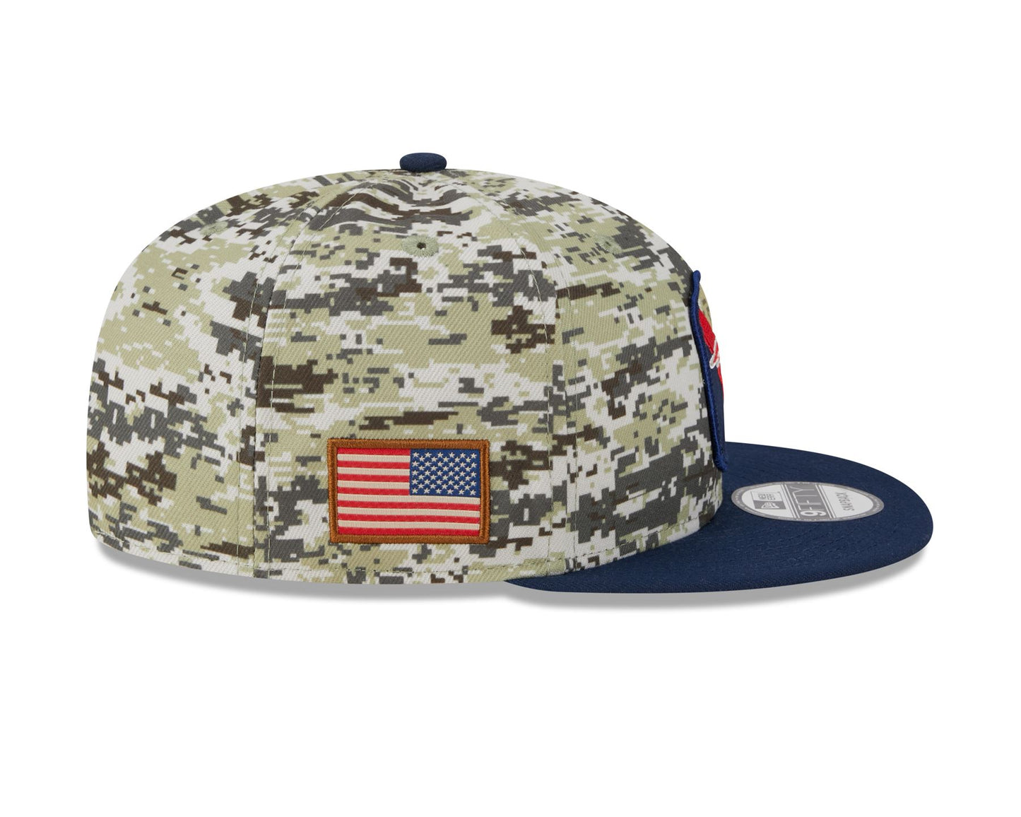New Era Mens NFL Salute To Service Snapback 9Fifty Cap ~ 'New England Patriots' camo