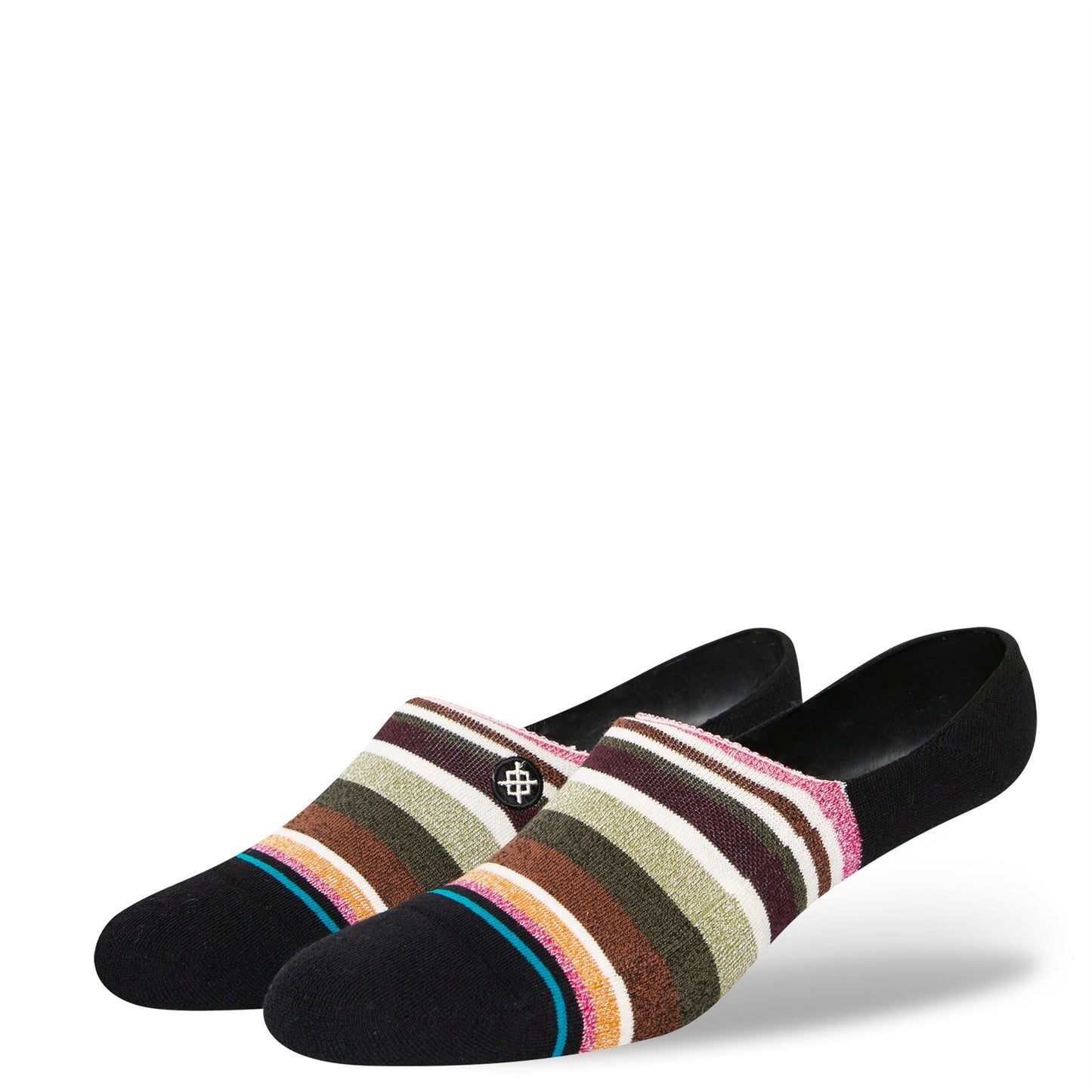 Stance Men's No Show Socks ~ Sun Set black