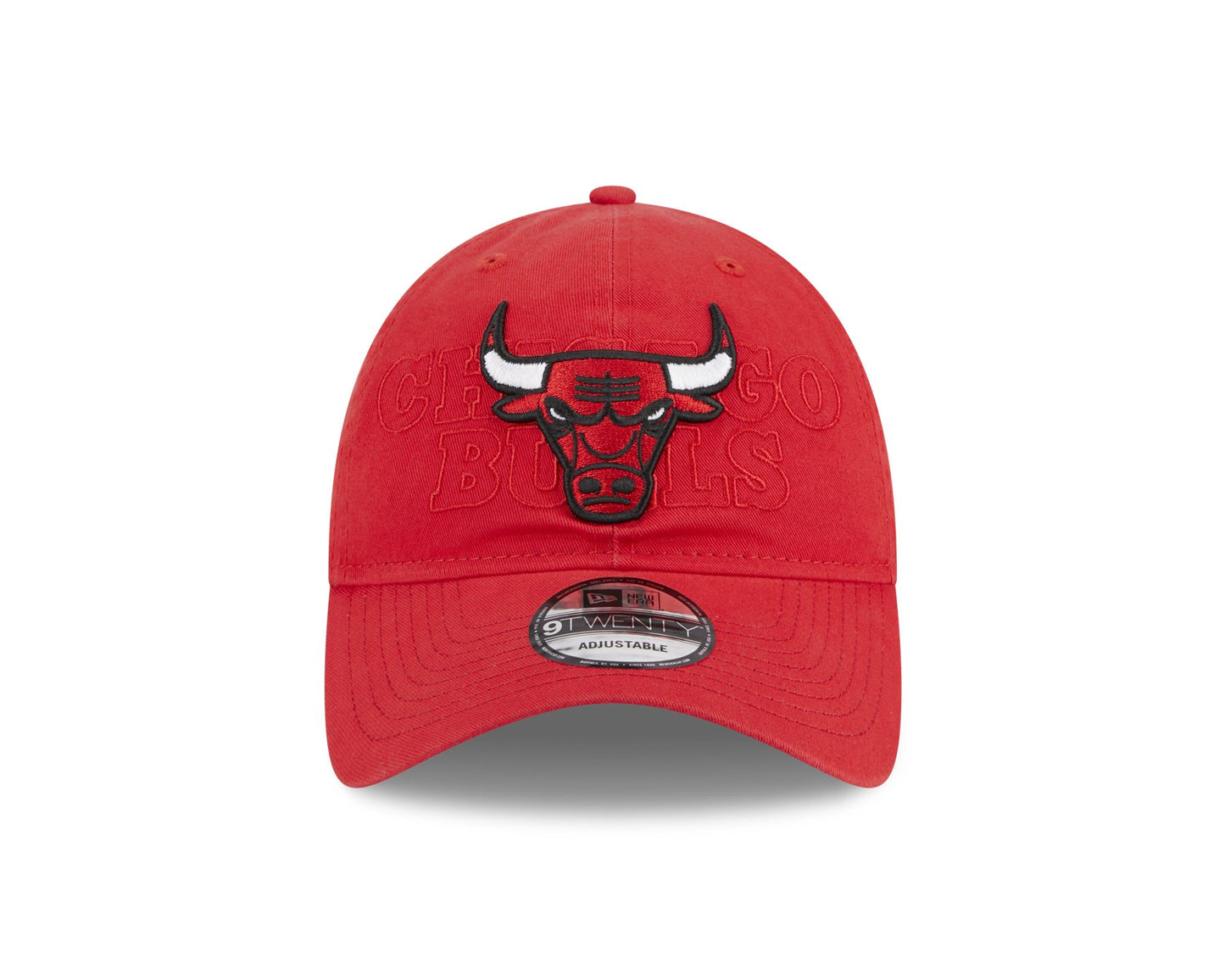 New Era Mens NBA Draft 9Twenty Adjustable Cap ~ Chicago Bulls Red