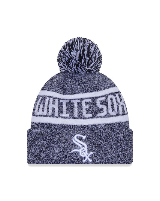 New Era Mens Knitted Jake Bobble Cuff Beanie ~ Chicago White Sox blue
