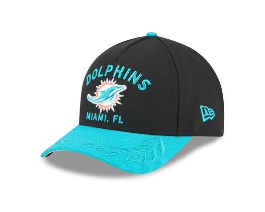 Miami Dolphins NFL Draft 9Forty Mid Crown A-Frame Adjustable Cap