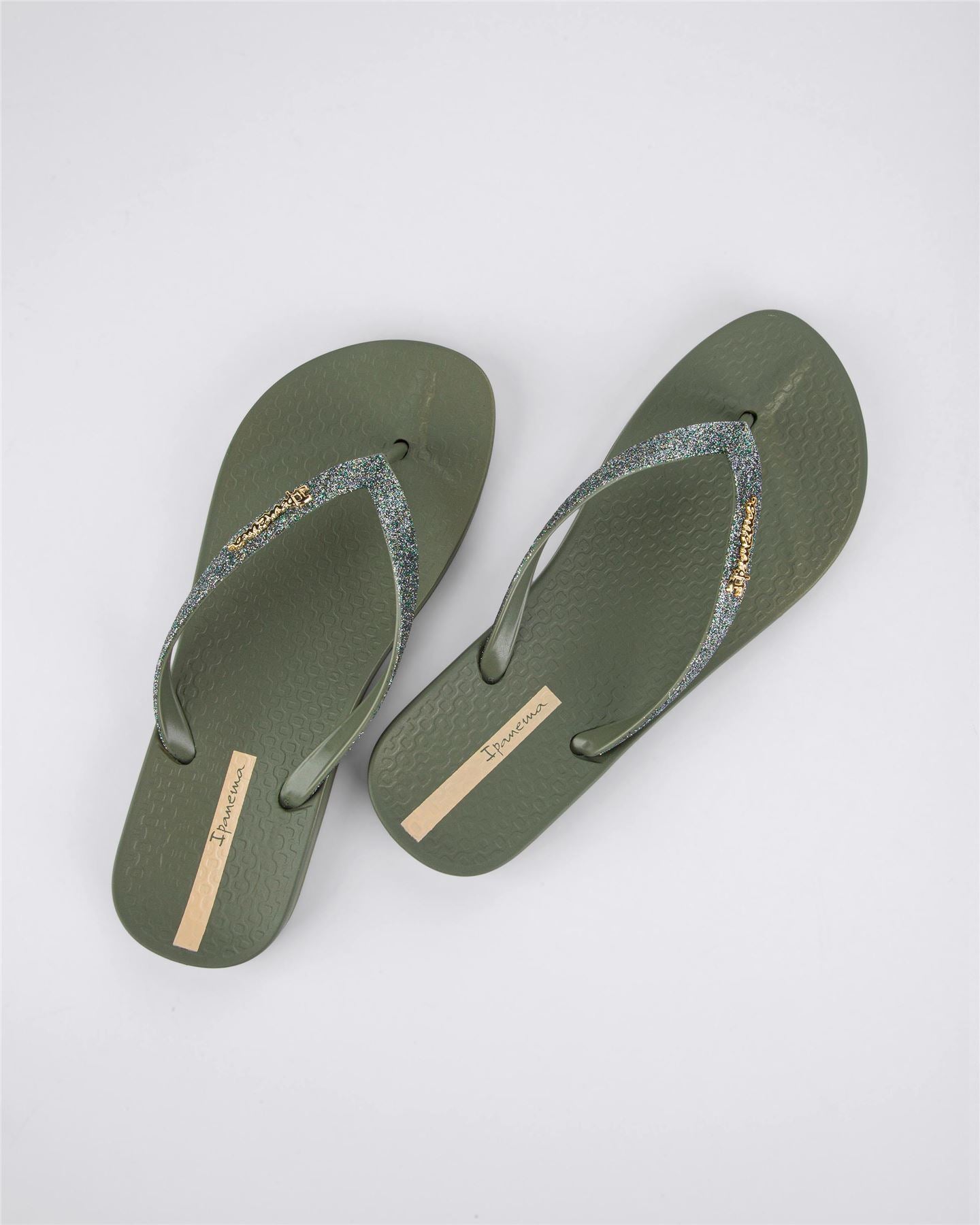 Ipanema Womens Flip Flip Glitter Lolita Green
