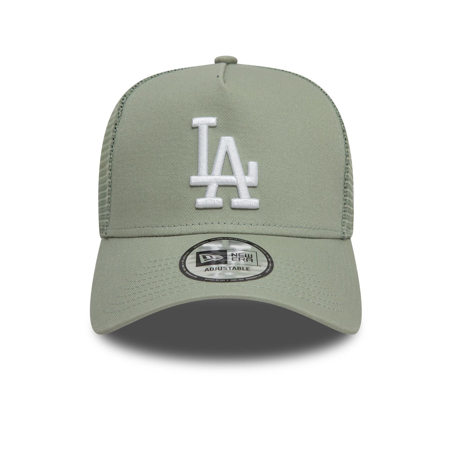 LA Dodgers League Essential Pastel Green 9FORTY A-Frame Trucker Adjustable Cap