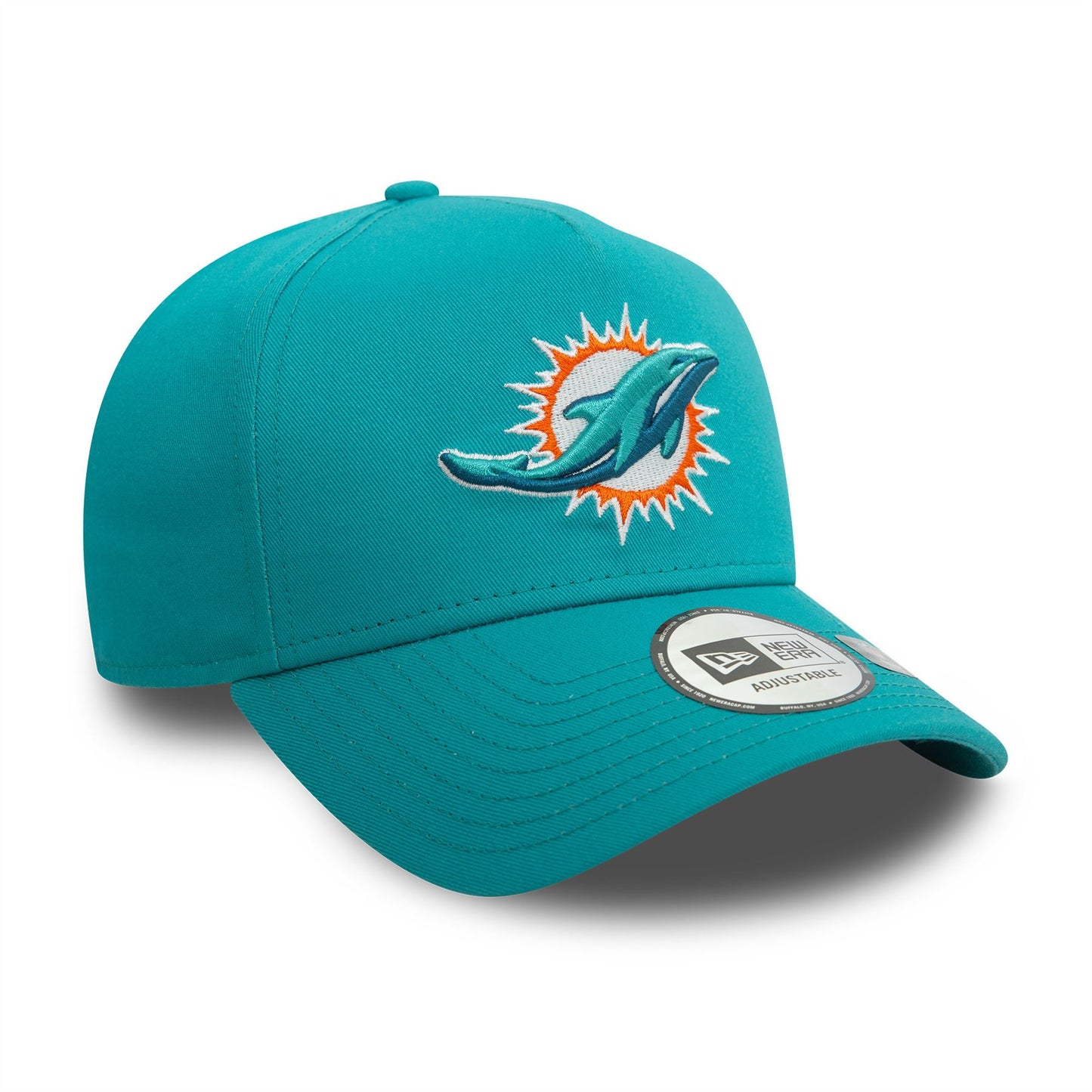 New Era Mens OTC NFL EFrame Cap ~ Miami Dolphins blue