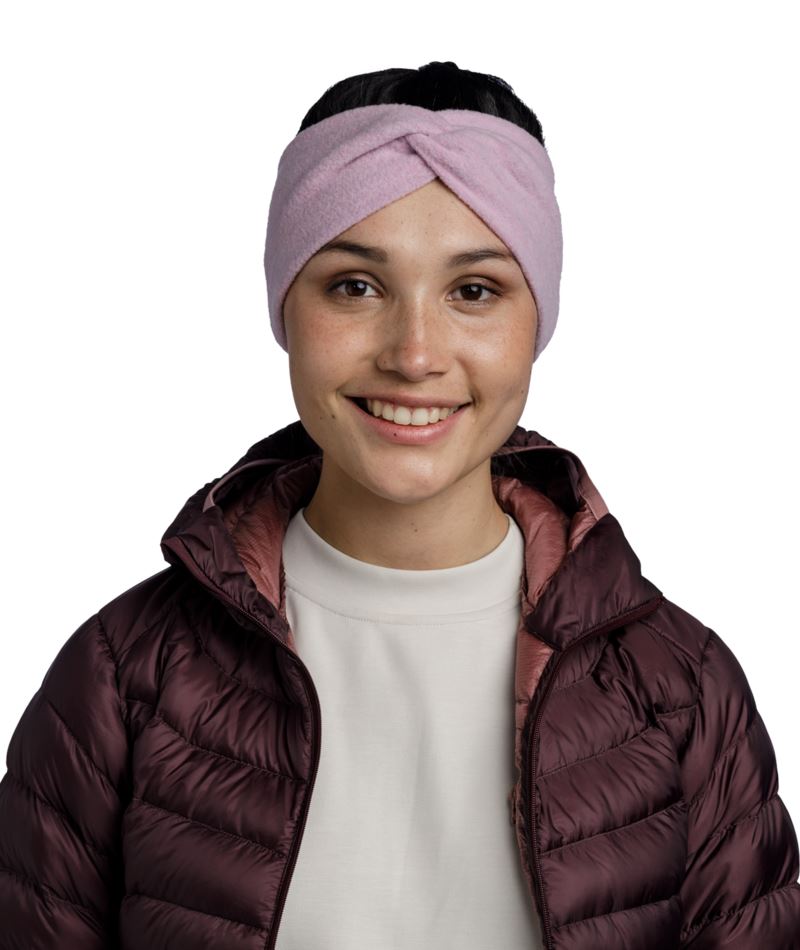 Buff Merino Fleece Solid Lilac Sand Headband