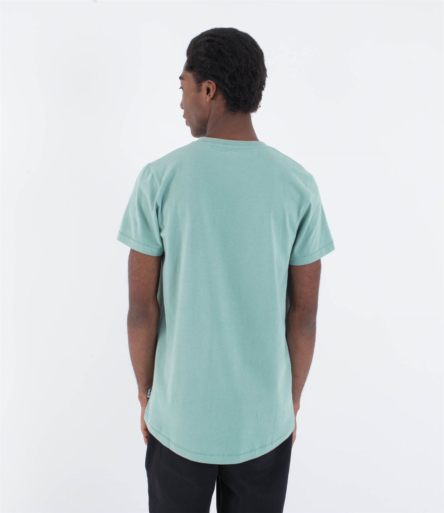 Hurley Low Tide T-Shirt Short Sleeve Oracle Aqua