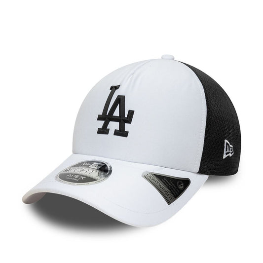 LA Dodgers MLB Sporty White 9FORTY Apex Adjustable Cap