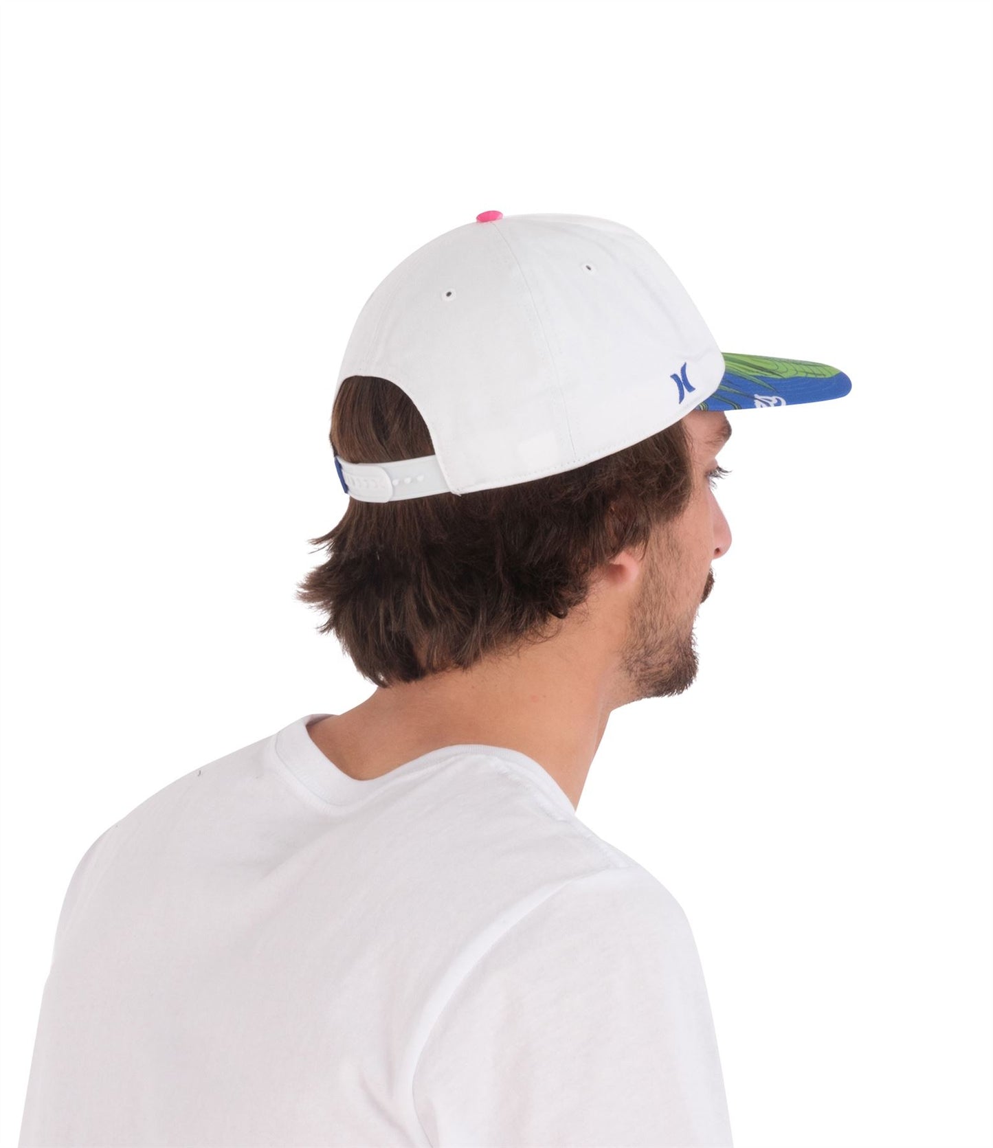 Hurley Men's Snapback 47 Captain Cap ~ LA Dodgers white