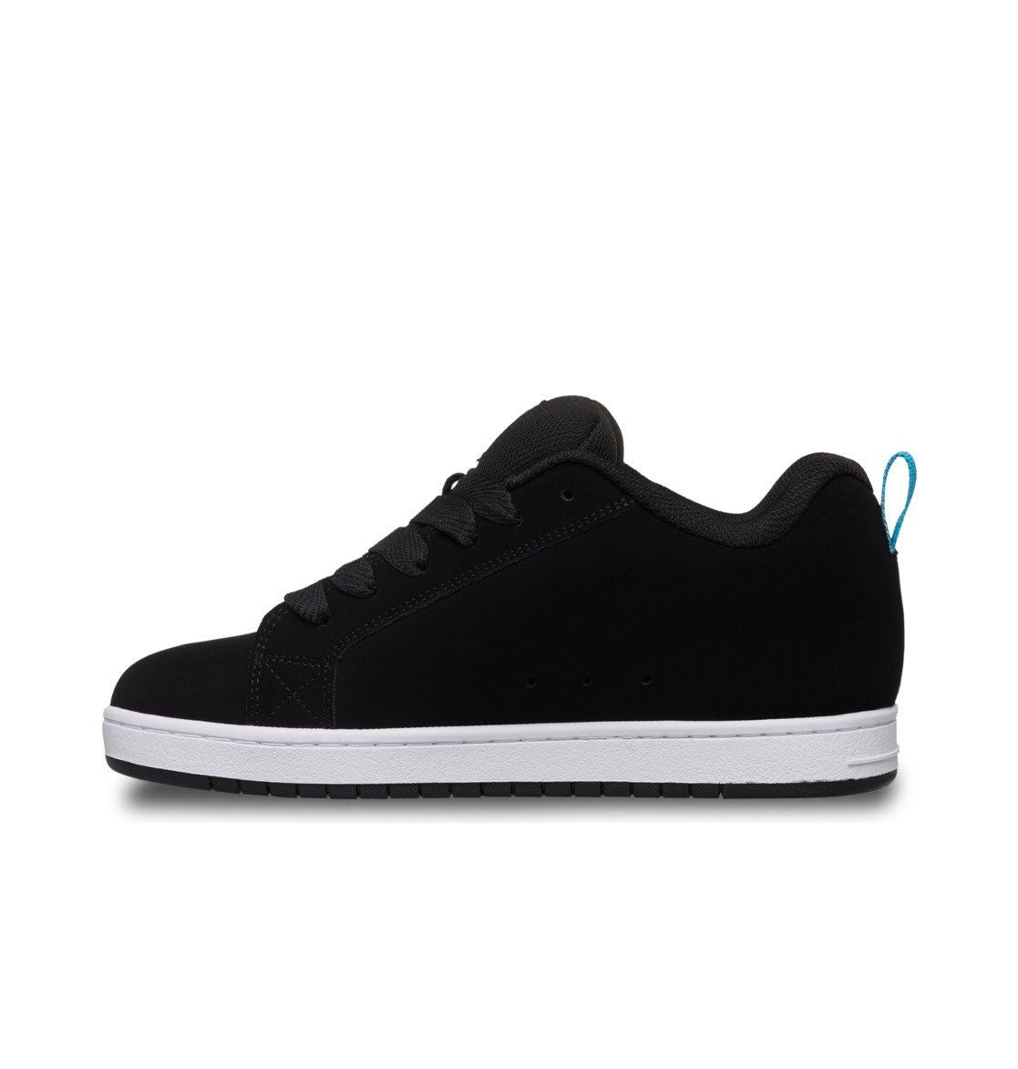 DC Shoes Trainers Leather Court Graffik Shoes Men Black Blue