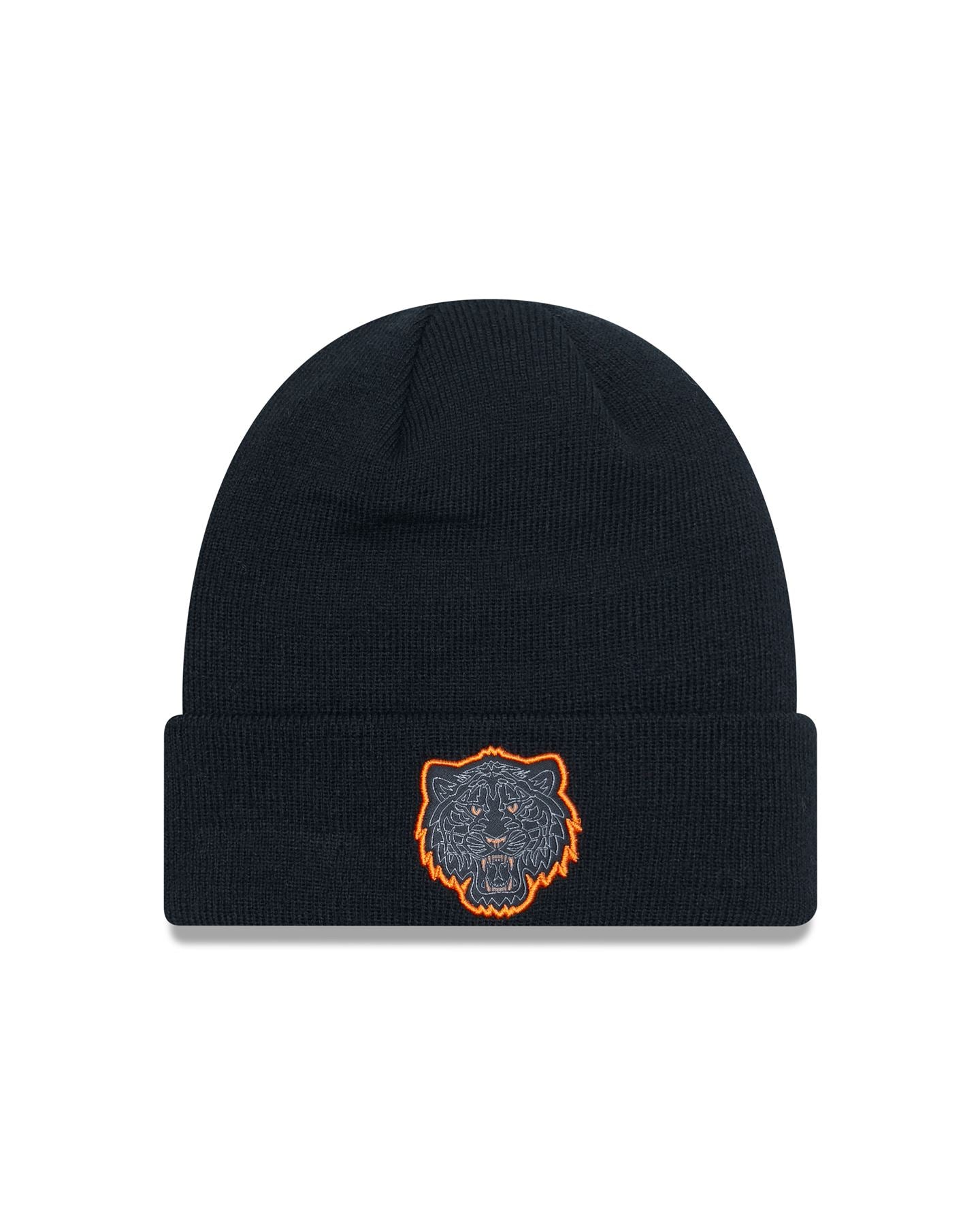 New Era Mens Knitted Cuff Beanie ~ Detroit Tigers black