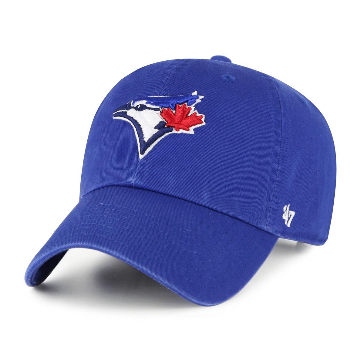 47 Brand Mens 6 panel Adjustable Clean Up Cap ~ Toronto Blue Jays blue