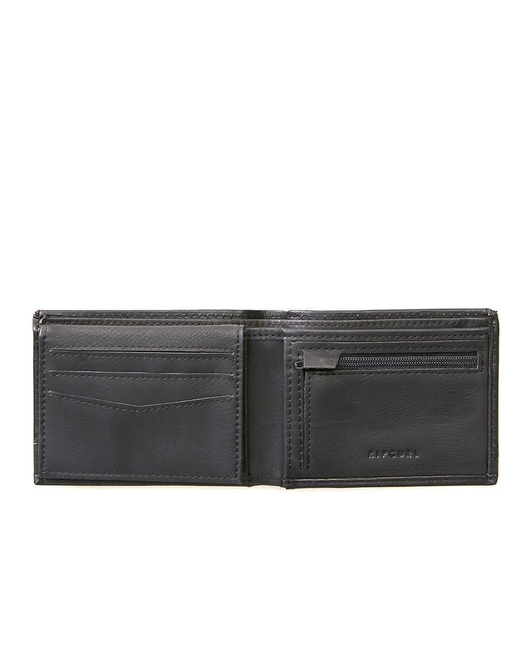 Rip Curl Men's All Day Wallet ~ Ridge black grey