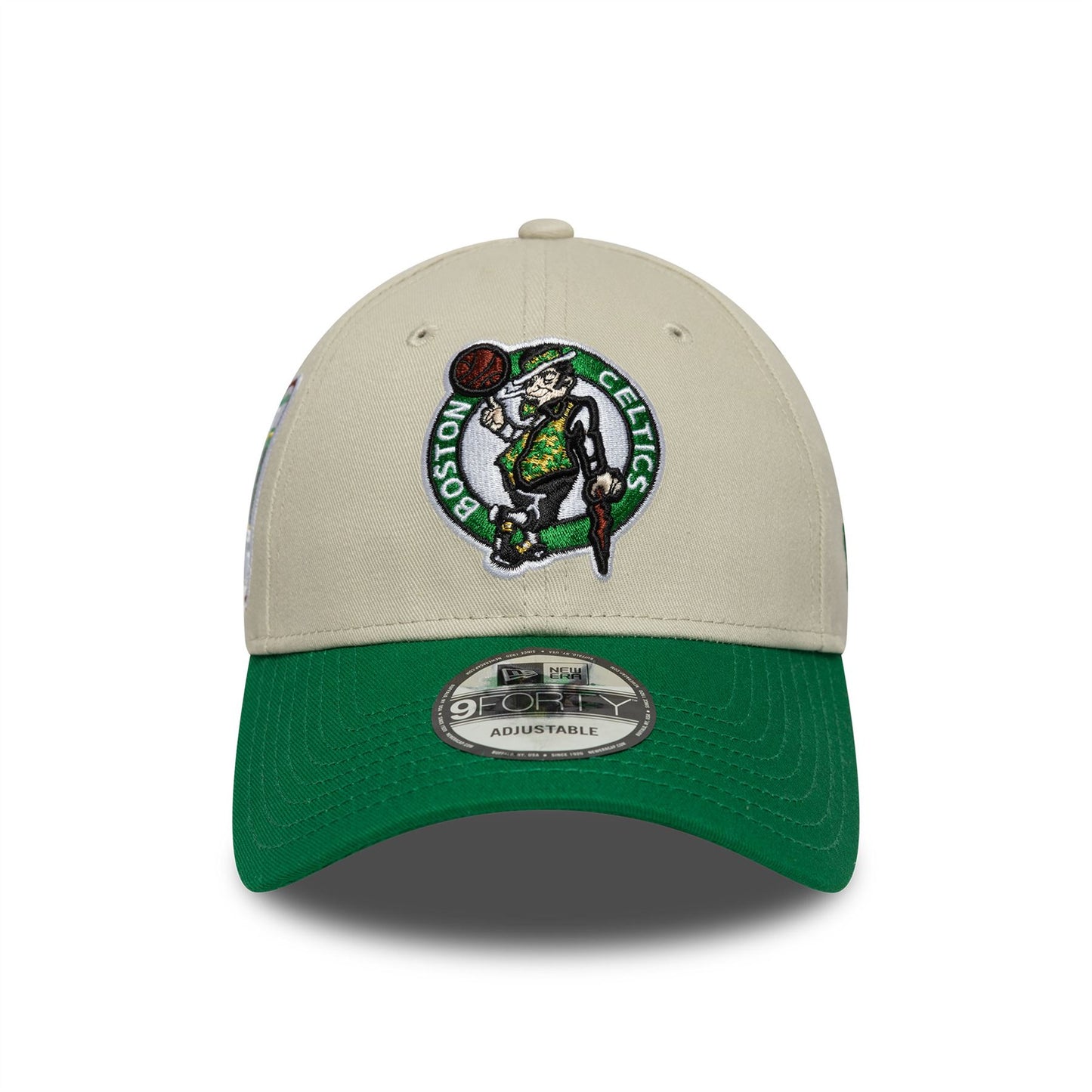 Boston Celtics NBA Contrast Patch Cream 9FORTY Adjustable Cap