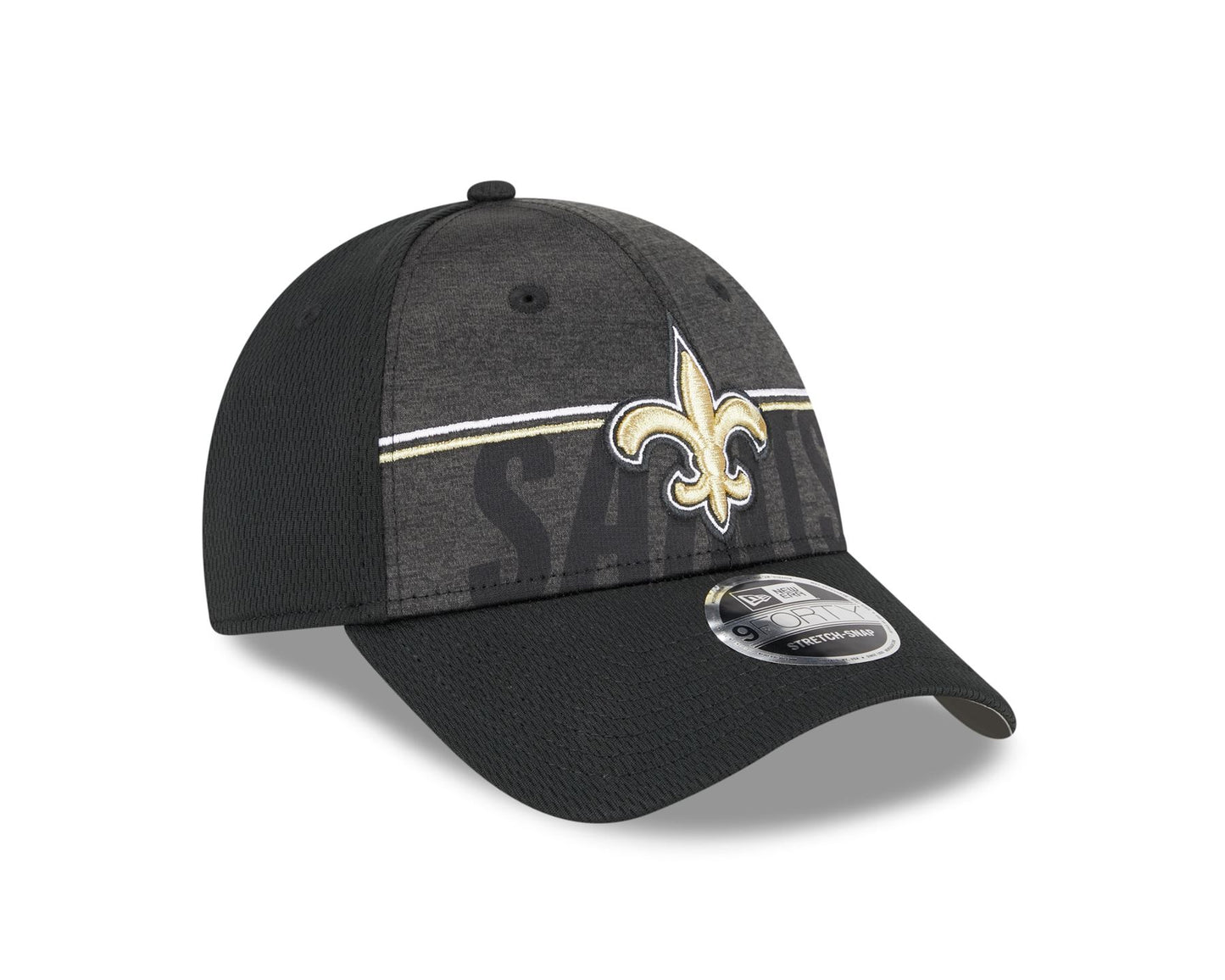 New Era Mens 940SS NFL Training Adjustable Cap ~ New Orleans Saints Black