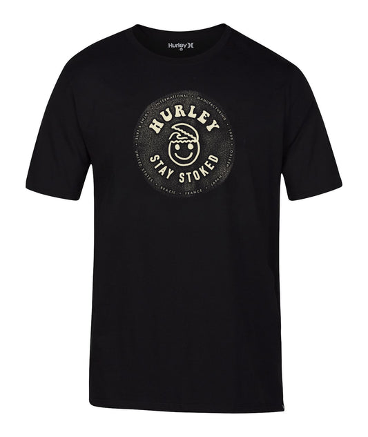 Hurley Men's T-Shirt ~ Stay Stoked black