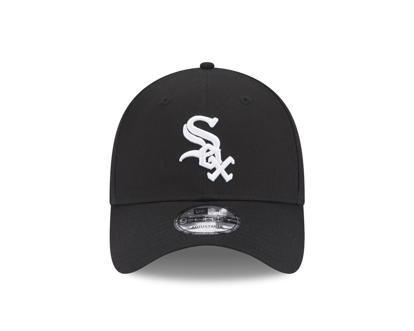 New Era Mens Team Side Patch 940 Adjustable Cap ~ Chicago White Sox black