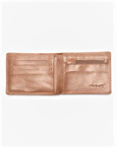 Hurley Men's Leather Wallet ~ One and Only tan