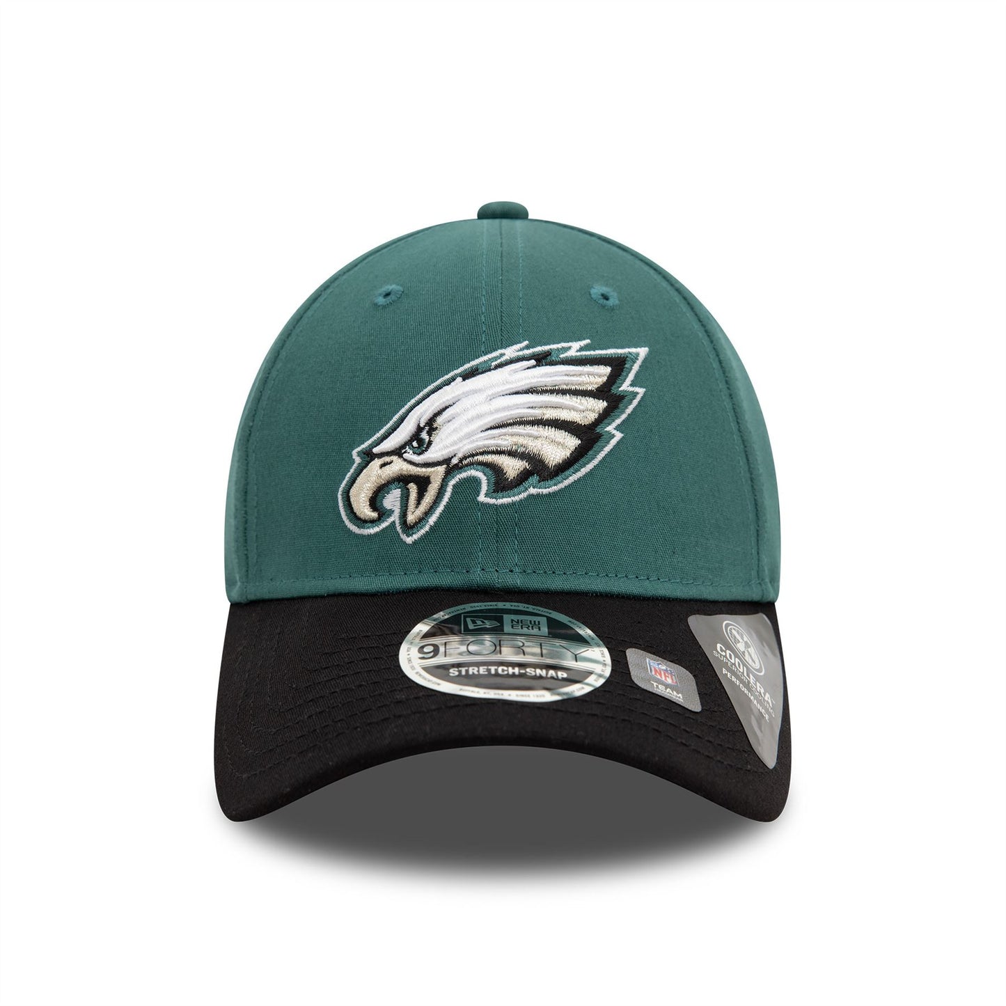 Philadelphia Eagles NFL Dark Green 9FORTY Stretch Snap Adjustable Cap
