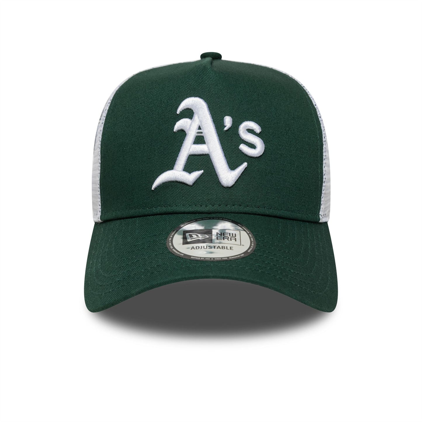 Oakland Athletics Cap Trucker Adjustable Unisex MLB Multi Patch 9Forty A-Frame Green
