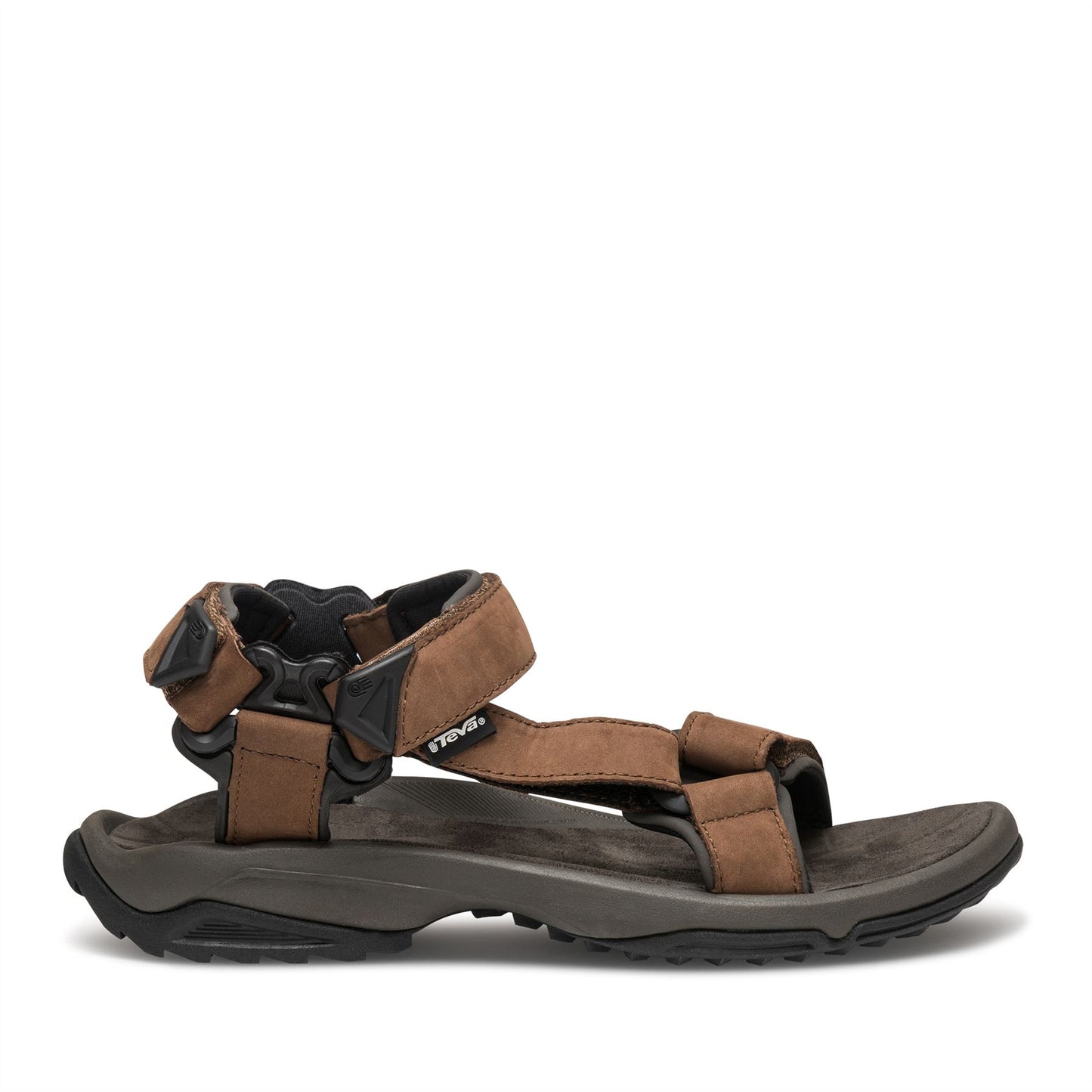 Teva Mens Walk And Hike Leather Sandals Terra Fl Lite brown