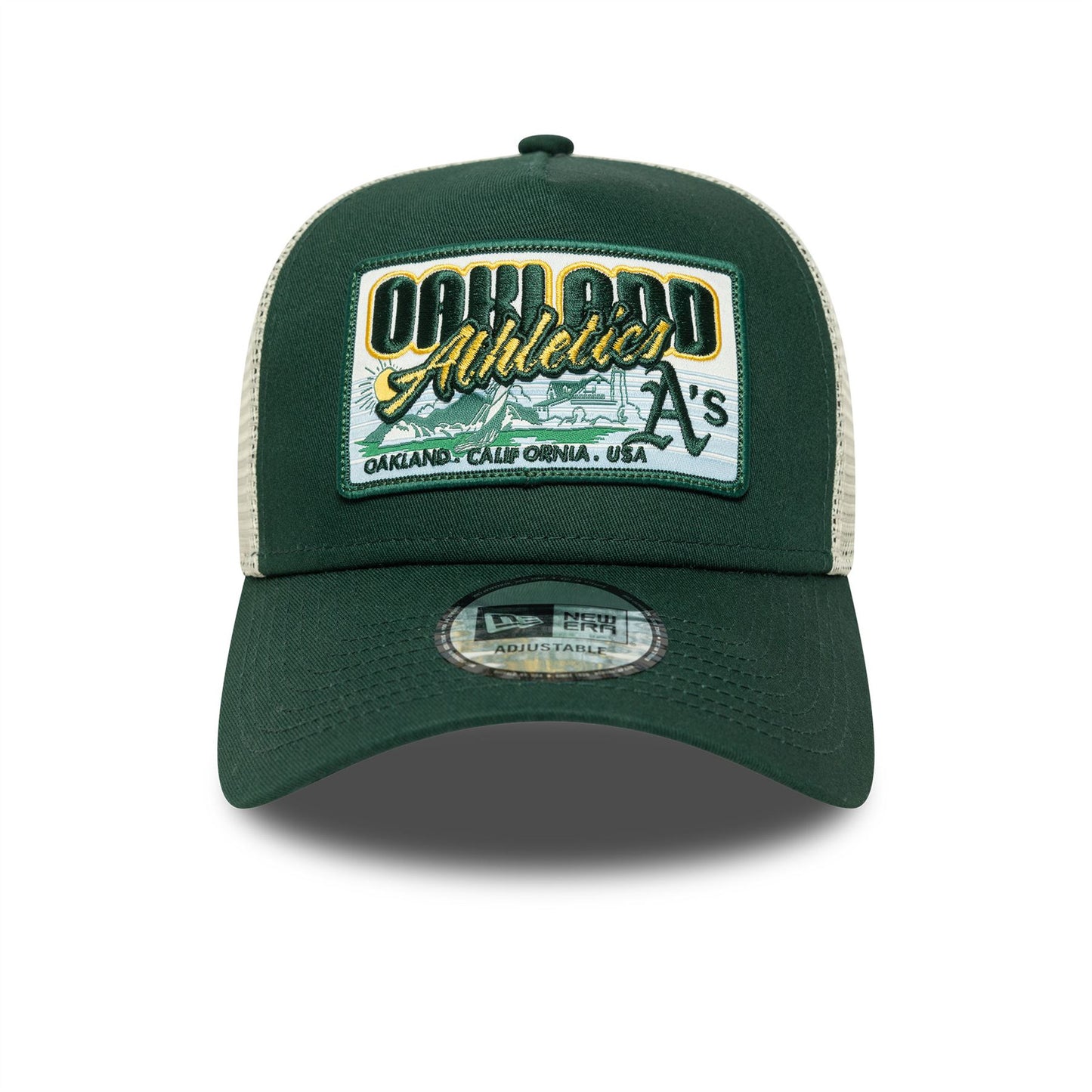 Oakland Athletics Patch Trucker Adjustable Navy Cap