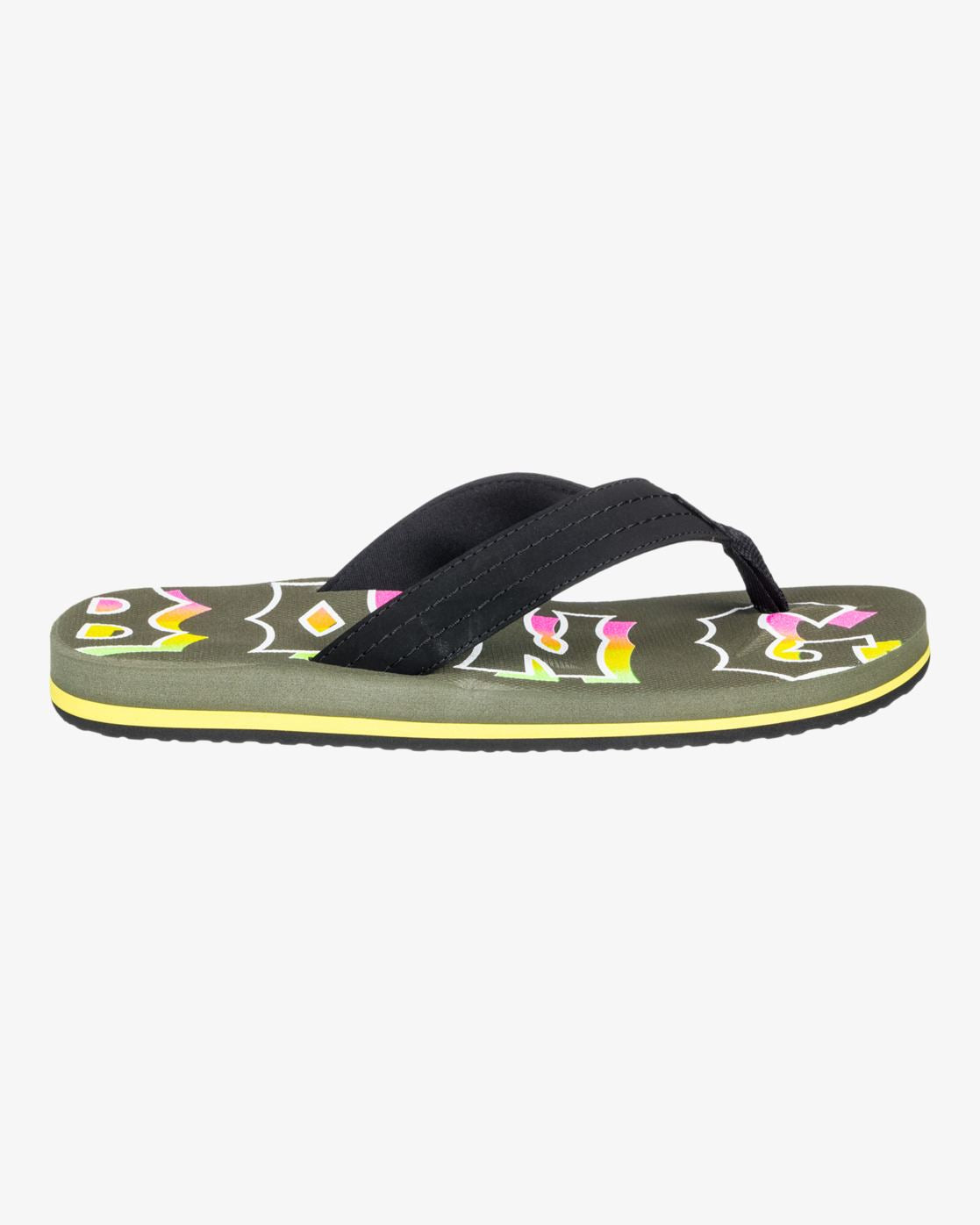 Billabong Sandals Mens Open Toe All Day Theme Military Grey