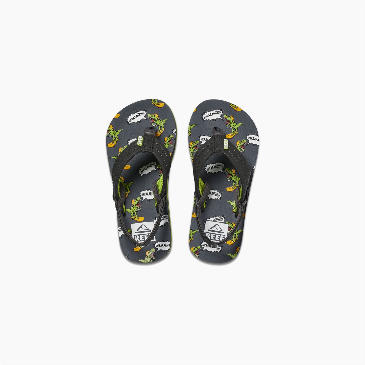 Reef Kids Sandals ~ Little Ahi Dino Brah