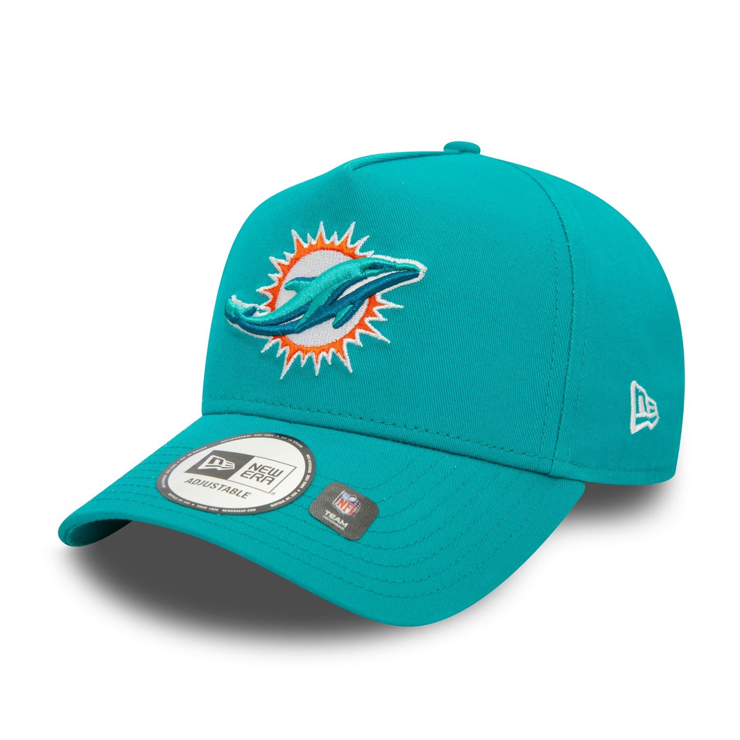 New Era Mens OTC NFL EFrame Cap ~ Miami Dolphins blue