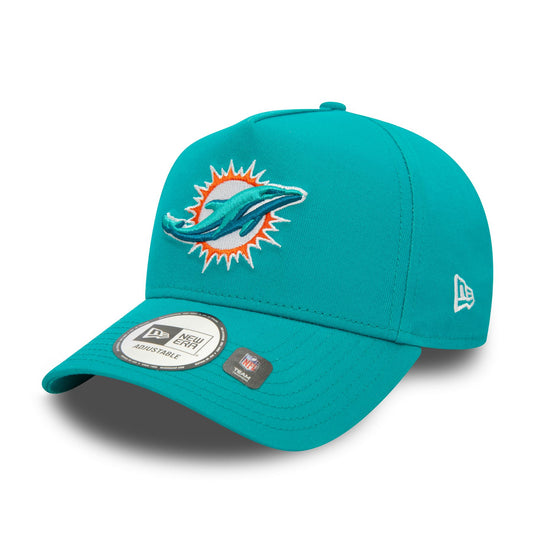 New Era Mens OTC NFL EFrame Cap ~ Miami Dolphins blue