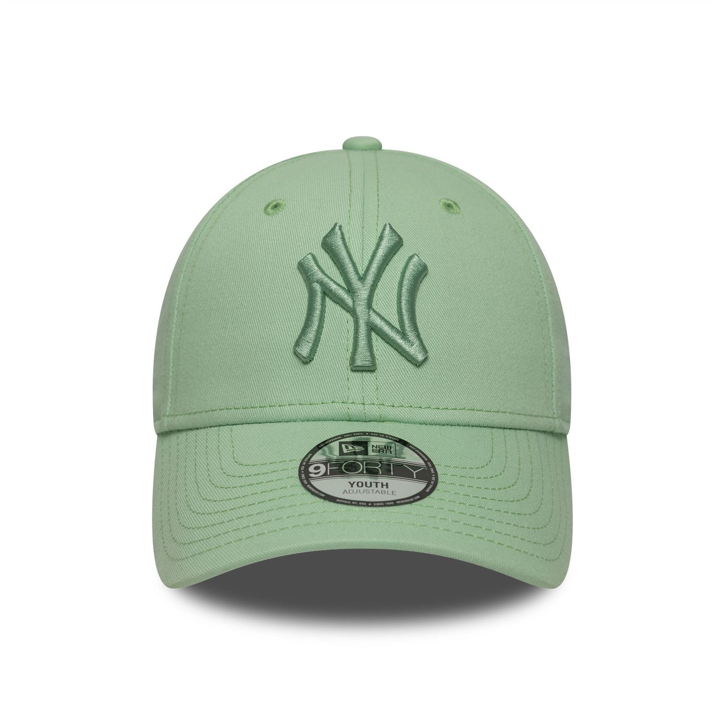 New York Yankees Youth MLB League Essential Pastel Green 9FORTY Adjustable Cap
