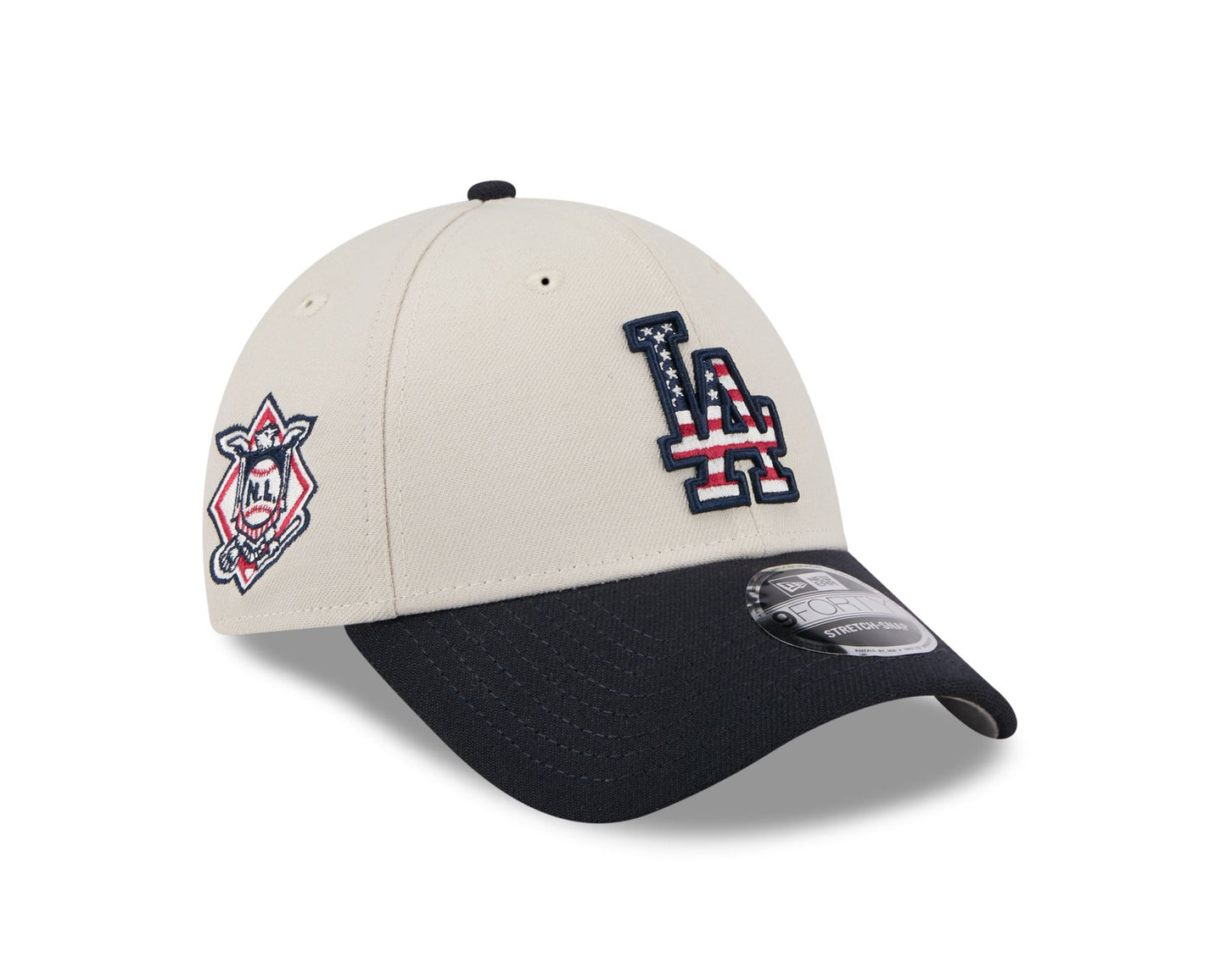 New Era Mens July 4 9Forty Stretch Snapback Cap ~ LA Dodgers
