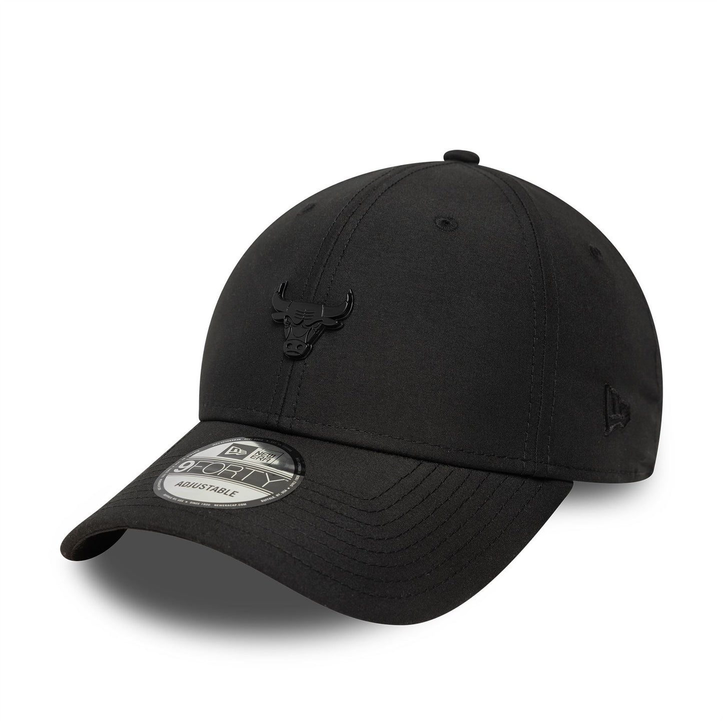 Chicago Bulls NBA Pin Black 9FORTY Adjustable New Era Cap
