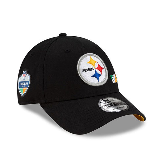 Pittsburgh Steelers NFL Dublin Games 9FORTY Adjustable Cap Black