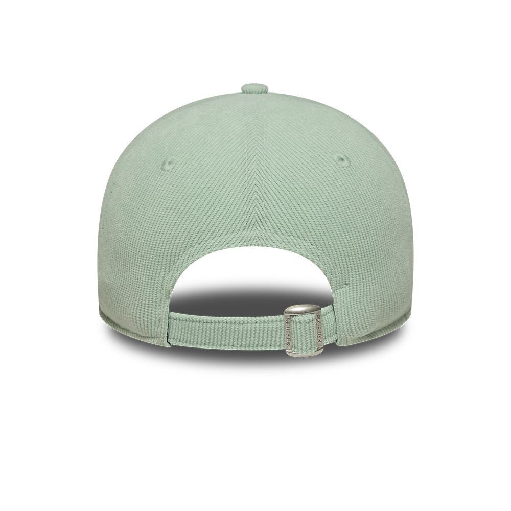 New York Yankees Womens Cord Pastel Green 9FORTY Adjustable New Era Cap