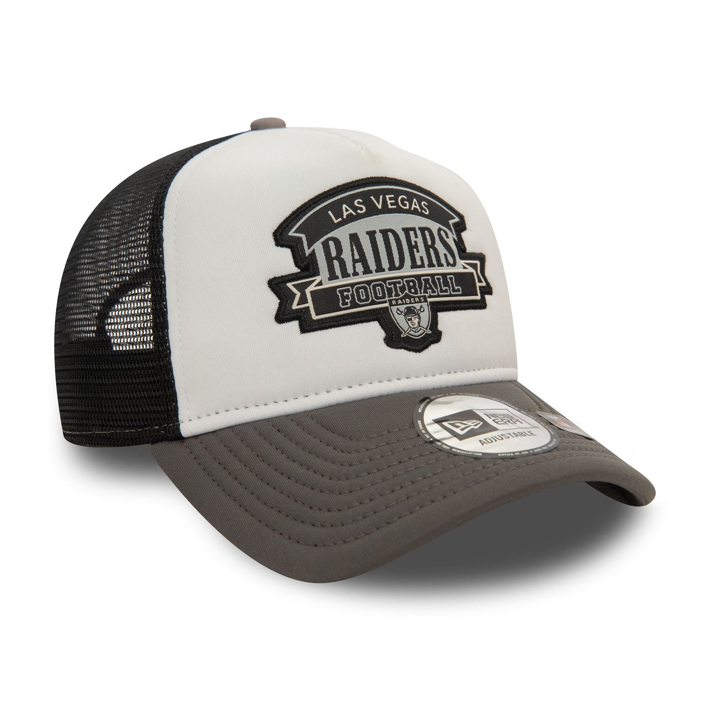 New Era Mens NFL Las Vegas Raiders Trucker Cap
