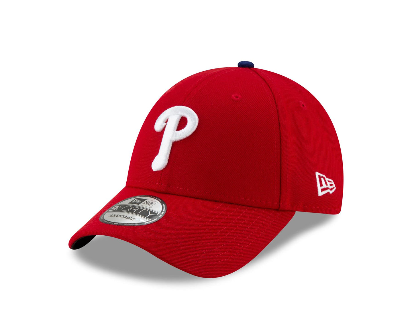 New Era Mens MLB Adjustable 9Forty Curve The League OSFA Cap ~ Philadelphia Phillies Red