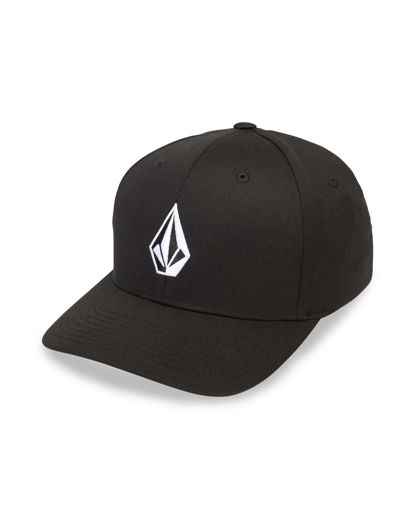 Volcom Full Stone Flexfit  Black Mens 6 Panel Cap