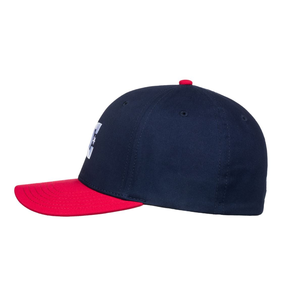 DC Shoes Star Cap 6 Panel Navy Red